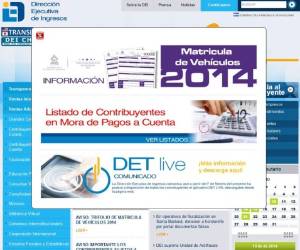 La DEI publicó en su página digital la lista de morosos con el fisco.
