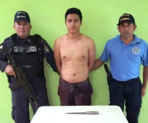 Kevin Manuel Martínez Núñez fue detenido por agentes de la DPI.