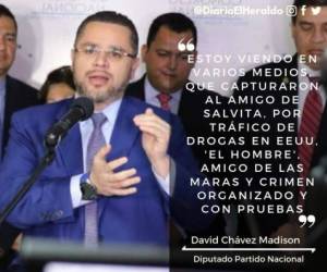 El parlamentario aprovechó para publicar en Twitter sobre la captura del hondureño Erasmo Antonio Tábora García, conocido como 'El maje de video, quien fue detenido el sábado en Carolina del Norte, Estados Unidos, por tráfico de drogas. La polémica fue provocada debido a una fotografía de Nasralla junto con el compatriota- señalado por EEUU- que ha circulado en las redes sociales.