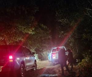 La pareja fue interceptada por desconocidos en una solitaria calle de Coray, Valle, en el sur de Honduras.