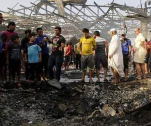 El ataque se produjo en el barrio de Nahiyet al-Rasheed. Imagen ilustrativa de un ataque en Irak.