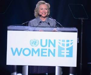 Hillary durante la Cuarta Conferencia Mundial sobre la Mujer celebrada en Beijing.