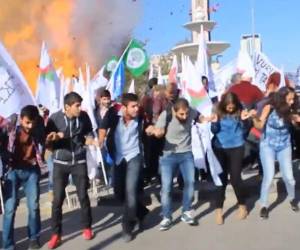 Imágenes de la tragedia.