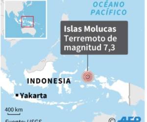 La región de las Molucas fue sacudida por varios terremotos violentos en las últimas semanas, uno de magnitud 6,9 la semana pasada, y otro de 7,3 a finales de junio, sin daños importantes.