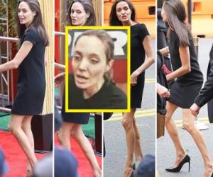 La actriz Angelina Jolie luce completamente delgada