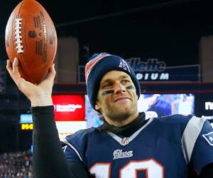 Tom Brady mariscal de campo de los Patriots de New England.