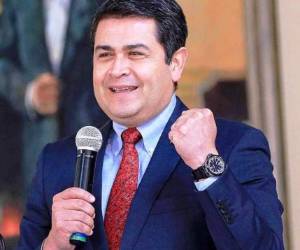 Juan Orlando Hernández se encuentra de gira por Nueva York, Estados Unidos.