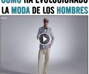 100 años de moda masculina. Video.