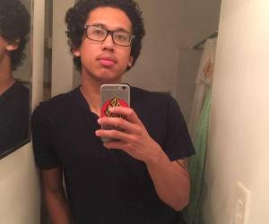 Fotografía en vida del joven hondureño de 26 años.