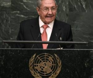 Raúl Castro durante su discurso en la ONU el sábado.
