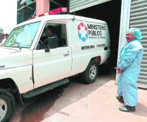 El cuerpo fue llevado hasta la morgue del Ministerio Público.