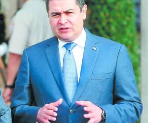 El presidente de Honduras, Juan Orlando Hernández.