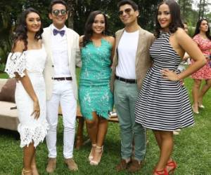 María Fernanda Fuentes, Pablo Siercke, Alexandra Vásquez, Ricardo Hasbun y Ana Lucía Martínez.