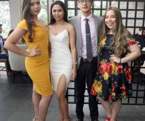 Ana Sofía Flores, Johanna Chang, José Roberto Murillo y Valeria Basabe.