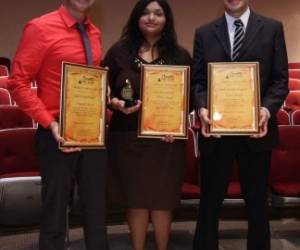 Los ganadores del Concurso de Cuentos Cortos en su edición de 2015.