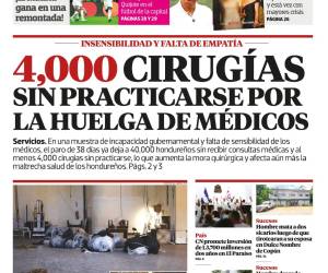 4,000 cirugías sin practicarse por la huelga de médicos