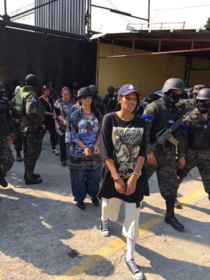 Los casos más sonados de mareras y pandilleras en Honduras