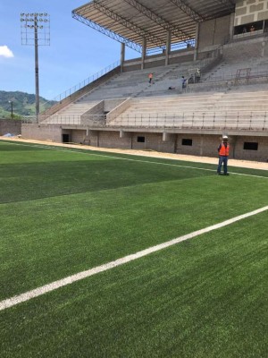 Cancha de lujo para el clásico Motagua vs Olimpia en Choluteca