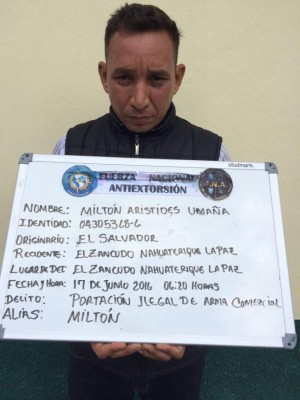 Capturan a banda de 'Los Ardillos' en zona fronteriza con El Salvador