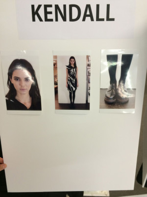 Kendall Jenner Fashion Week experience&nbsp;&nbsp;