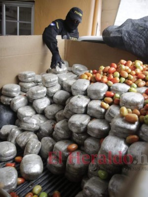 Fotos del decomiso de marihuana que sería distribuida en la capital
