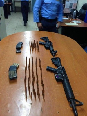 Supuesto pandillero capturado con potentes armas en colonia Las Torres de la capital de Honduras