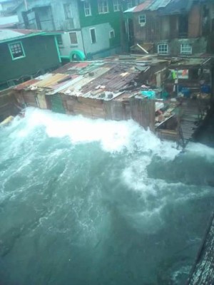 Así es el paso del huracán Earl por el territorio hondureño