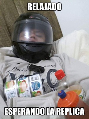 Con humor reaccionan después del temblor en Honduras