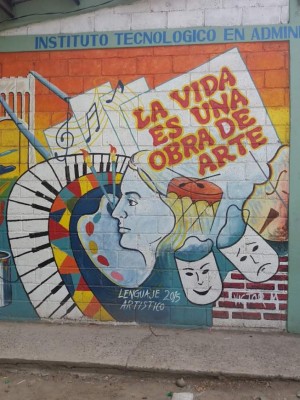 Edificios de Choluteca son un lienzo para artistas&nbsp;