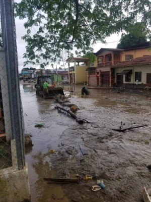 FOTOS: Un Valle de Sula anegado se prepara para más inundaciones