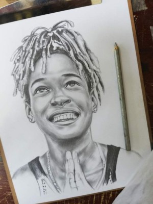 Maynor Córdova, un artista del retrato