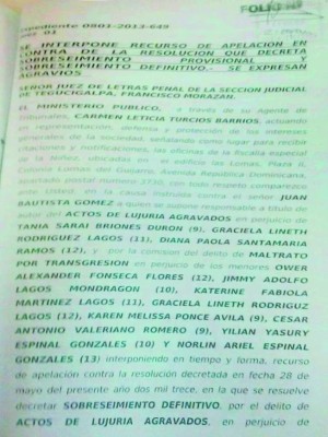 Honduras: Fiscalía acusa a maestros que abusaron de alumnas