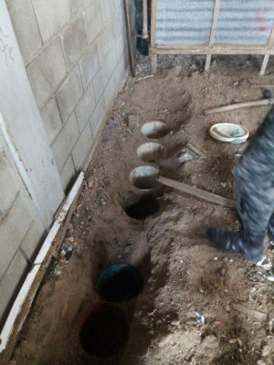 Privados de libertad en Támara guardaban armas y droga en baldes enterrados