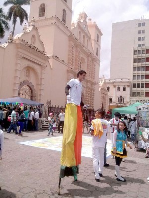 Celebran el día de la juventud en Tegucigalpa
