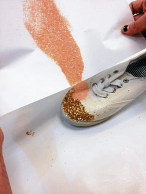 Tenis con un toque de brillo