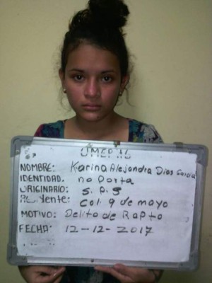 Recuperan a recién nacida que había sido raptada en Cofradía, Cortés