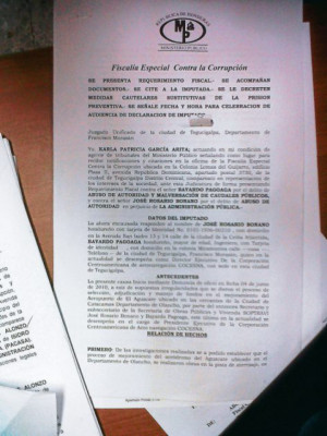 Bayardo Pagoaga en la mira del MP