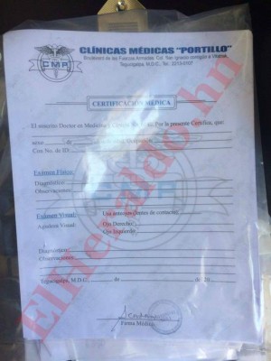 Honduras: Capturan a médico por extender constancias para la obtención de licencia de conducir