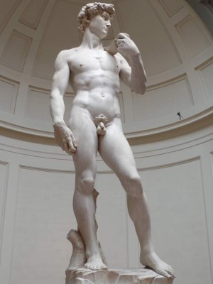 Un David tatuado para celebrar a Miguel Ángel