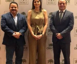 Rafael Medina, Pamela Cruz y Carlos Alvarado.