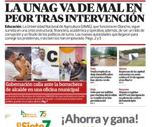 La UNAG va de mal en peor tras intervención