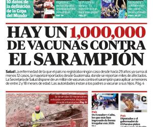 Hay un 1,000,000 de vacunas contra el sarampión