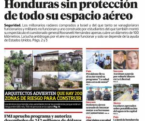 Honduras sin protección de todo su espacio aéreo
