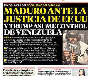 Maduro ante la justicia de EE UU y Trump asume control de Venezuela