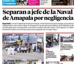 Separan al jefe de la Naval de Amapala por negligencia
