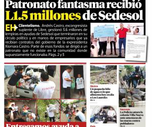 Patronato fantasma recibió L1.5 millones de Sedesol