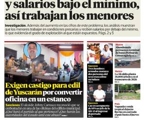 En condiciones precarias y salarios bajo el mínimo, así trabajan los menores