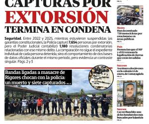 Una de cada siete capturas por extorsión termina en condena