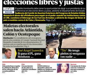 EE UU vigila que sean elecciones libres y justas