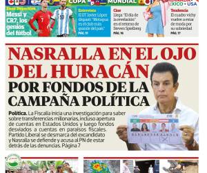 Nasralla en el ojo del huracán por fondos de la campaña política